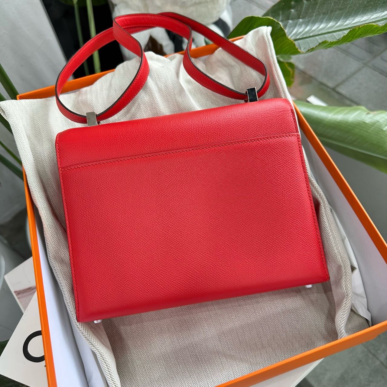 Hermes 番茄红手枪包/verrou23 银扣 Epsom皮 A刻
全套无票 缩略图