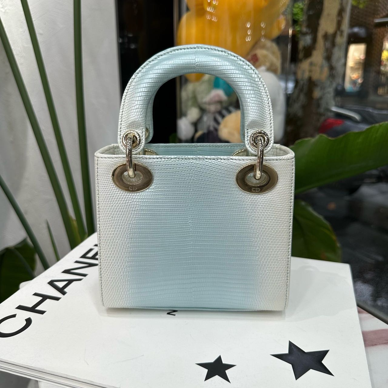 Dior 渐变蜥蜴皮三格戴妃 24年 全套带票证 缩略图