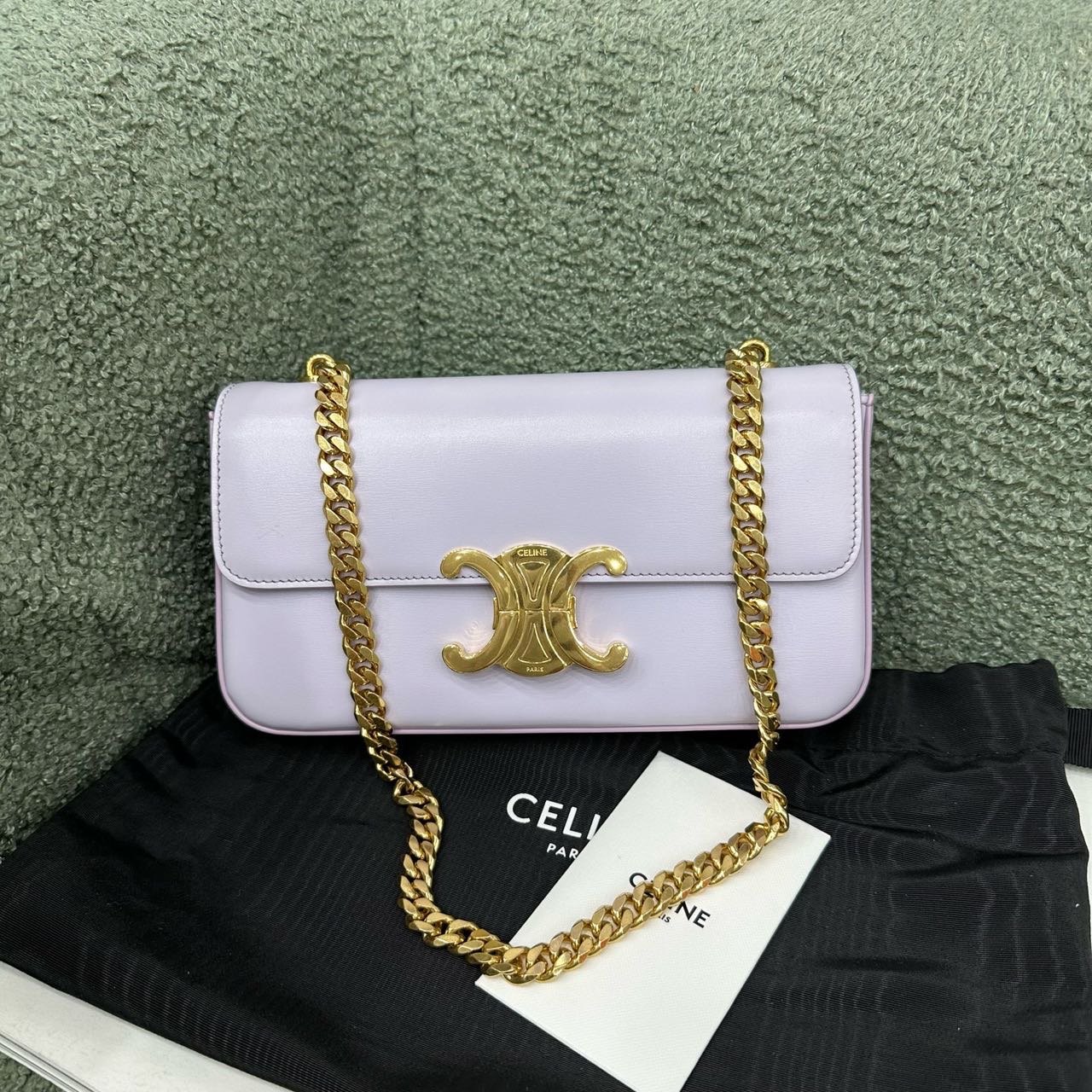 Celine 凯旋门腋下包 带尘袋