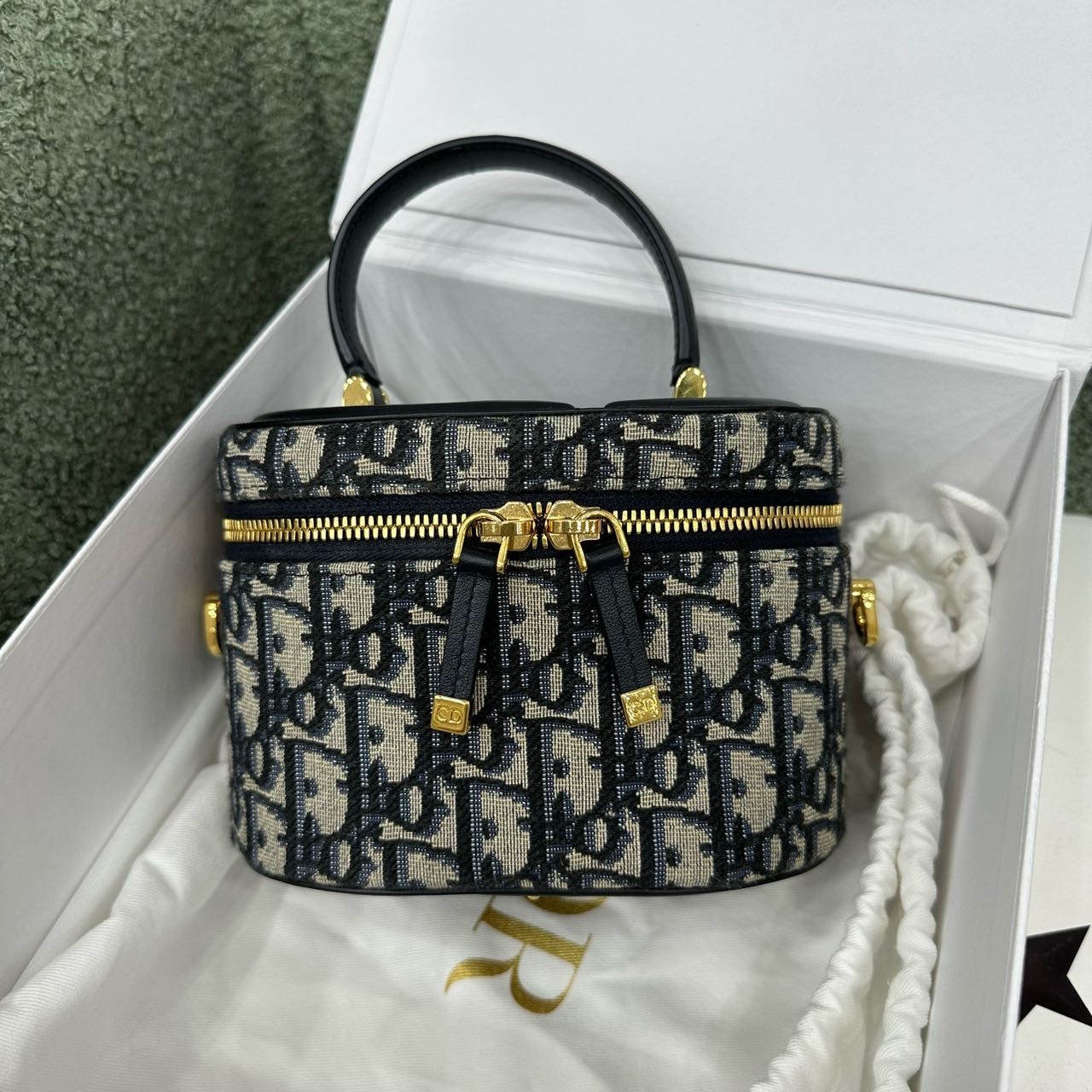 Dior 帆布老花盒子包 23年 带尘袋盒子