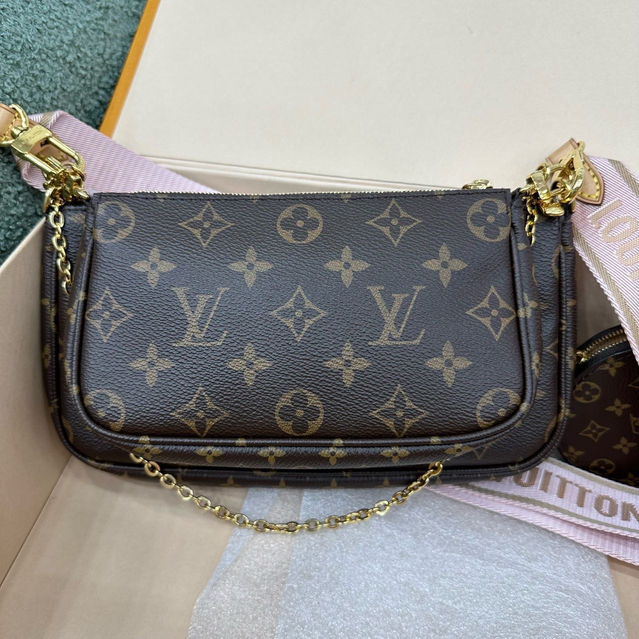 LV 老花五合一斜挎包 芯片款 带盒子 缩略图