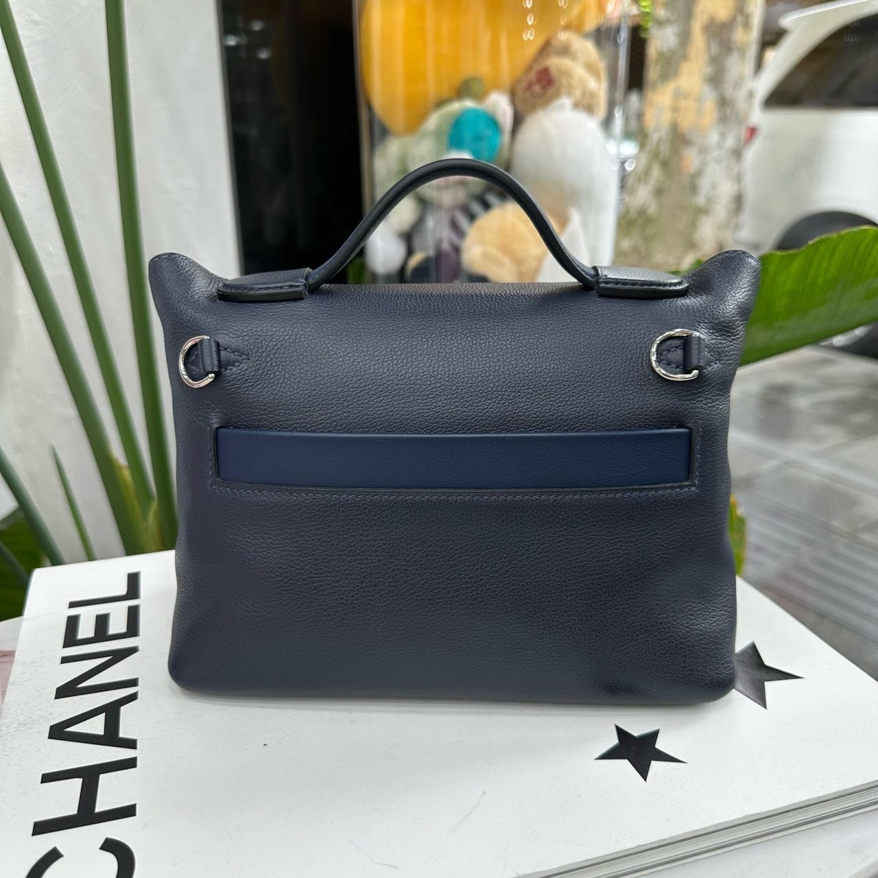 Hermes 星空蓝拼海军蓝mini2424 银扣 evercolor皮 Z刻 全套无票 缩略图