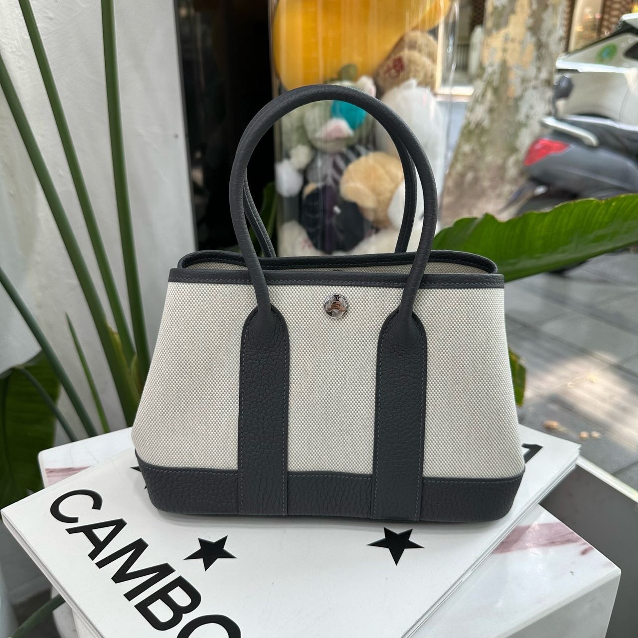 Hermes 石板灰mini garden party/花园 K刻 全套无盒 缩略图
