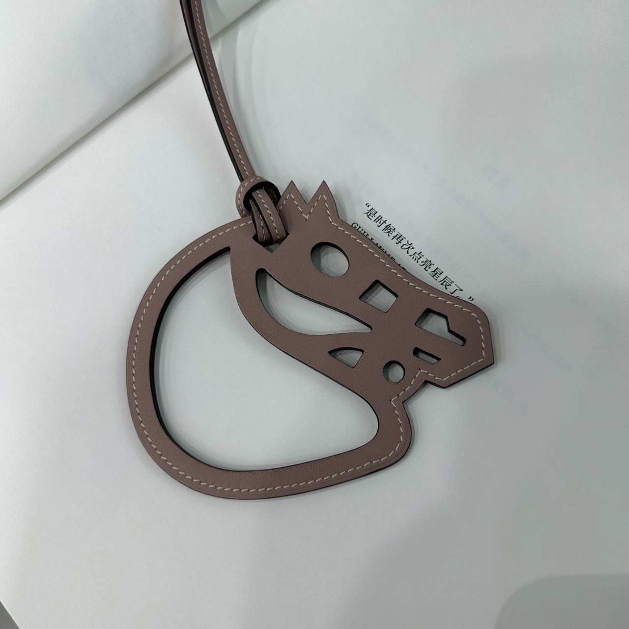 Hermes 皮质马头挂件