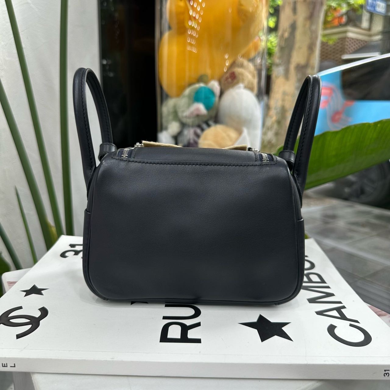 Hermes 靛蓝色mini Lindy 银扣 swift皮 Z刻 全套无票 缩略图