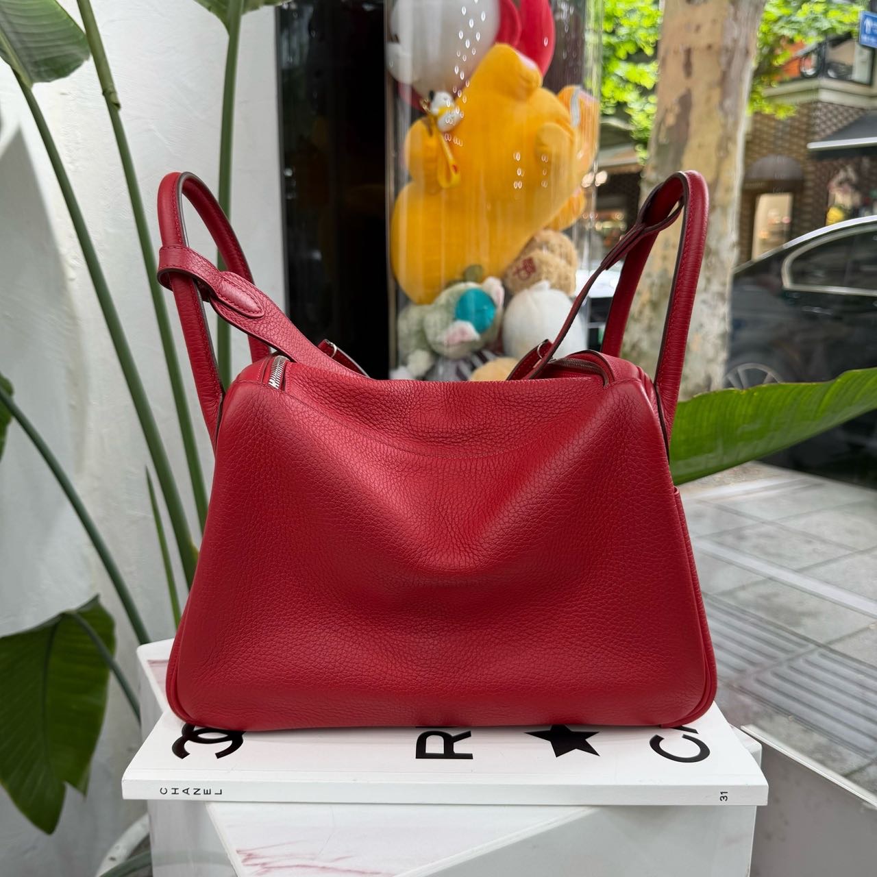 Hermes 草莓红银扣Tc皮Lindy30 框R 成色不错 一万多 缩略图