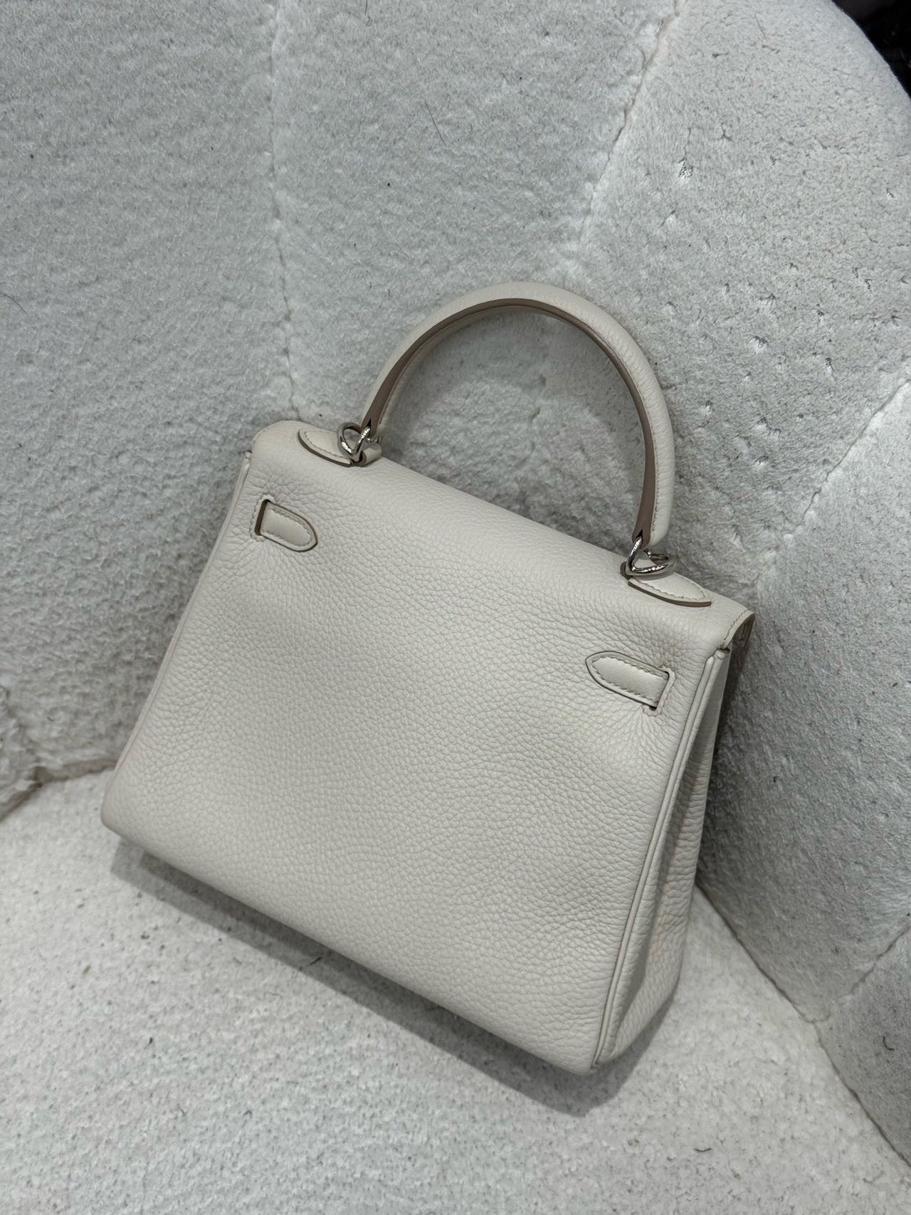 Hermes 爱马仕 kelly25 冰川白银扣 togo皮 K刻 缩略图