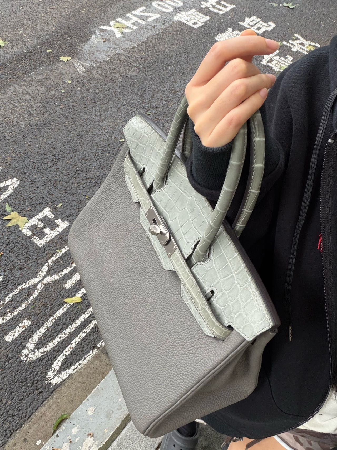 Hermes 积雨云灰birkin30/BK30 touch togo皮 B刻 
配件 尘袋 锁钥匙 小票 缩略图