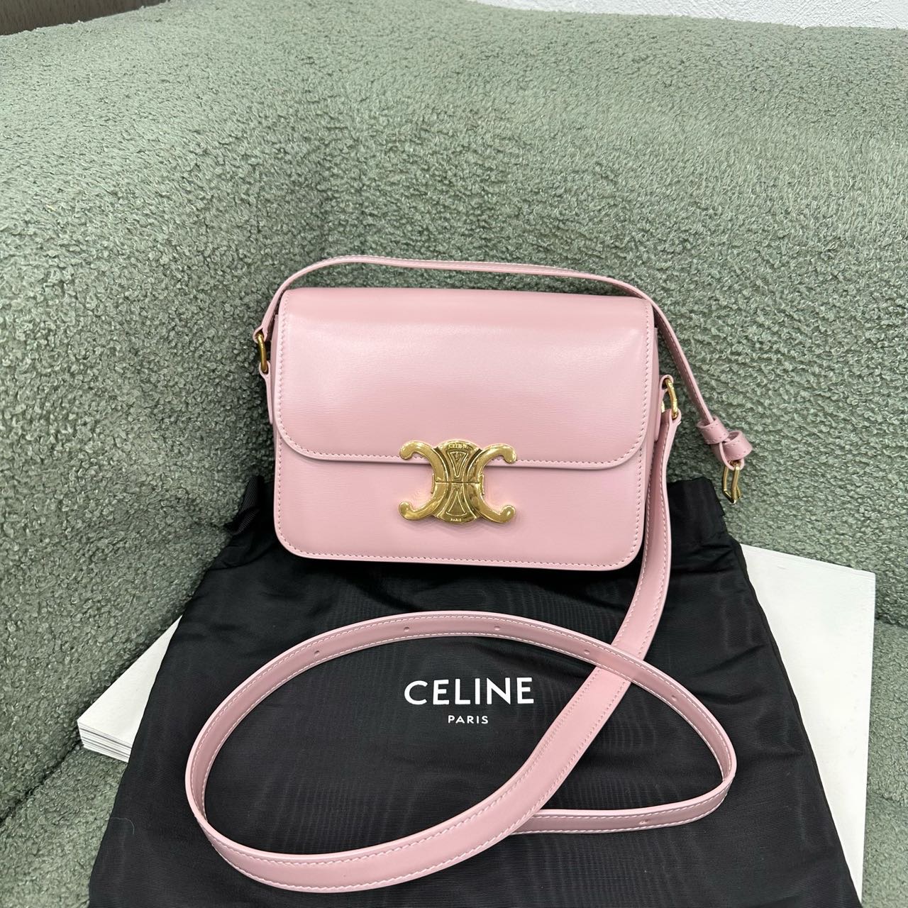 Celine 凯旋门斜挎包 带尘袋 缩略图