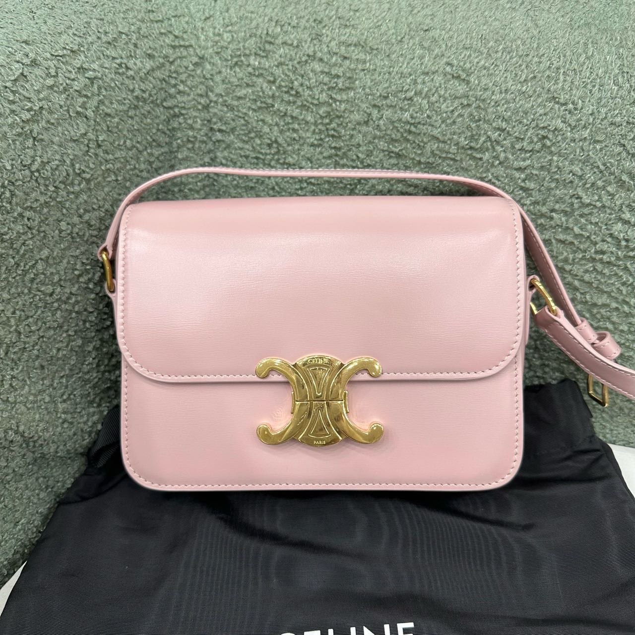 Celine 凯旋门斜挎包 带尘袋