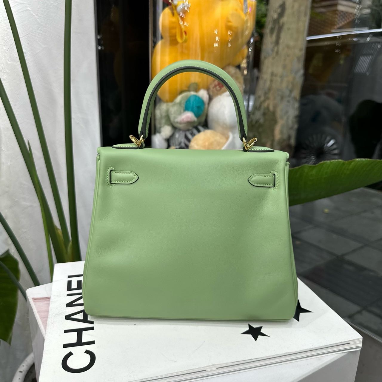 Hermes 牛油果绿Kelly25 金扣 swift皮 K刻 缩略图