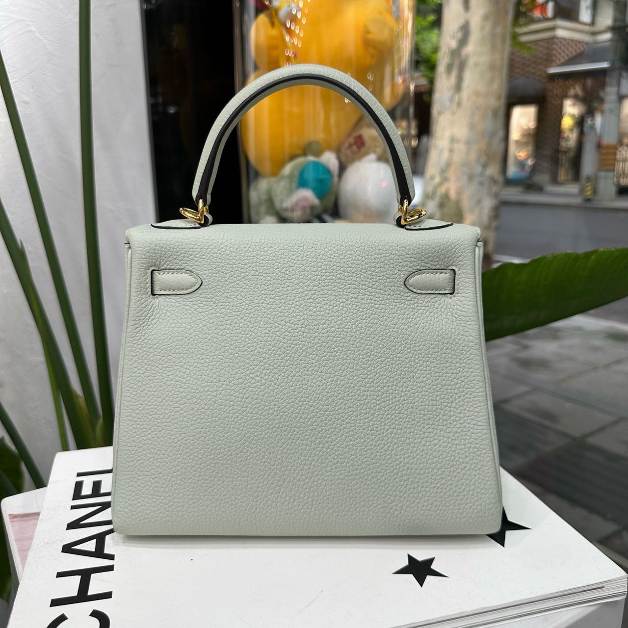 Hermes 水晶灰Kelly25 金扣 togo皮 B刻 缩略图