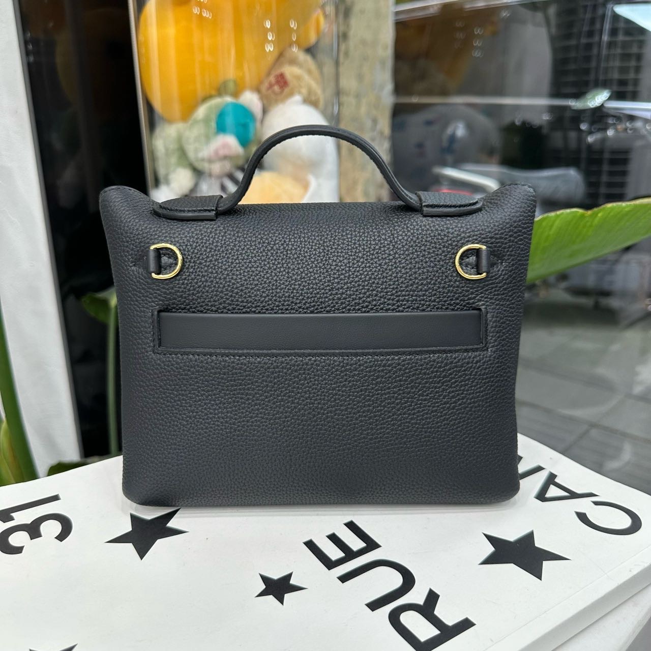 Hermes 黑金2424mini togo皮 G刻 全套7月国专新鲜票 缩略图