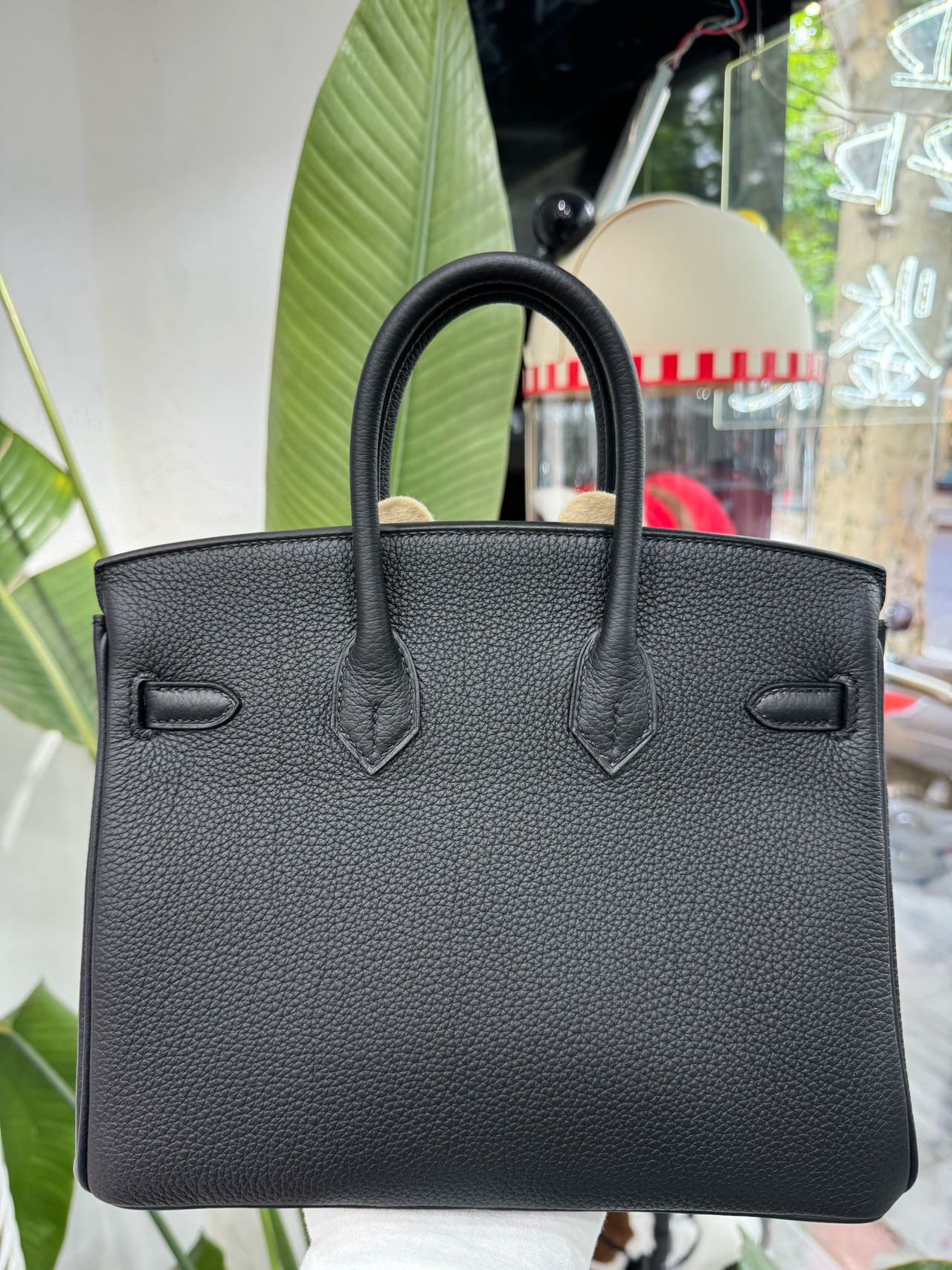 Hermes黑银Togo皮Birkin 25 G刻全套国专新鲜票价格美丽 缩略图