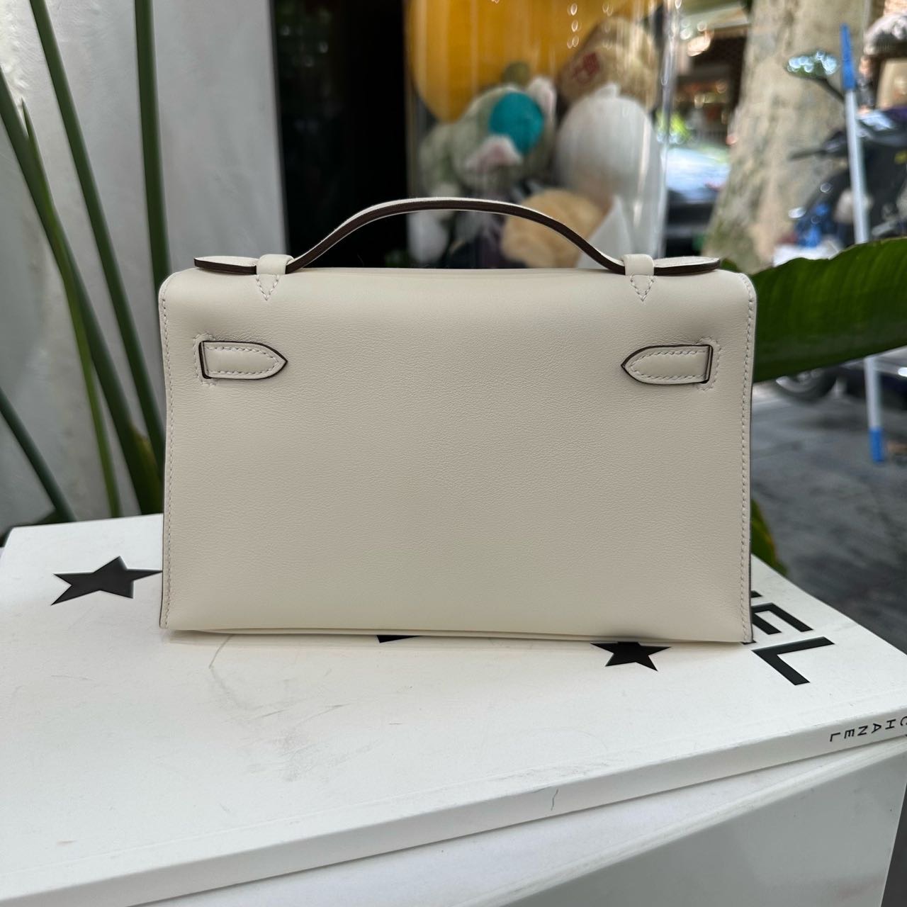 Hermes 奶油白mini Kelly一代 swift皮 银扣 G刻 全套 缩略图