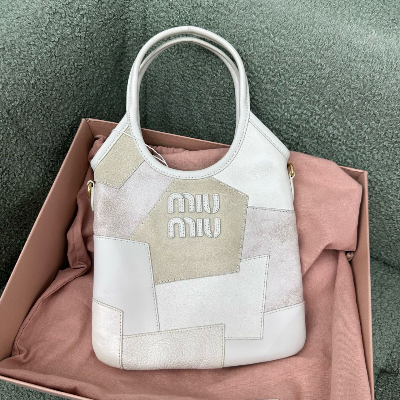 MiuMiu 拼皮mini ivy 斜挎包