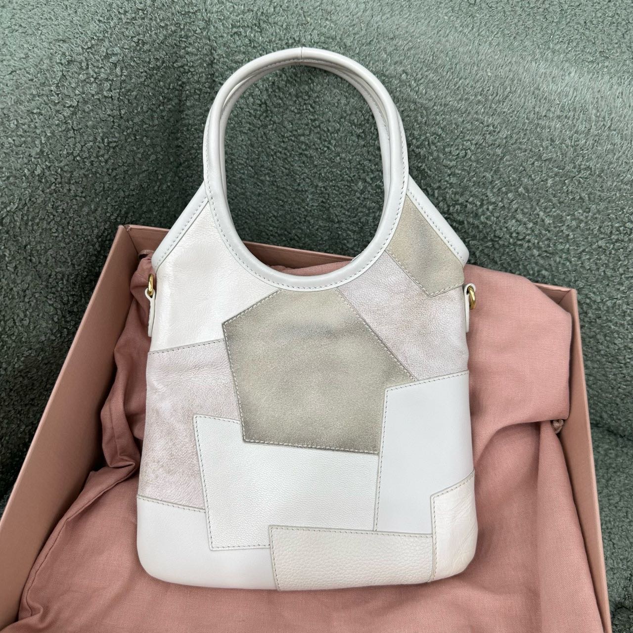 MiuMiu 拼皮mini ivy 斜挎包 缩略图