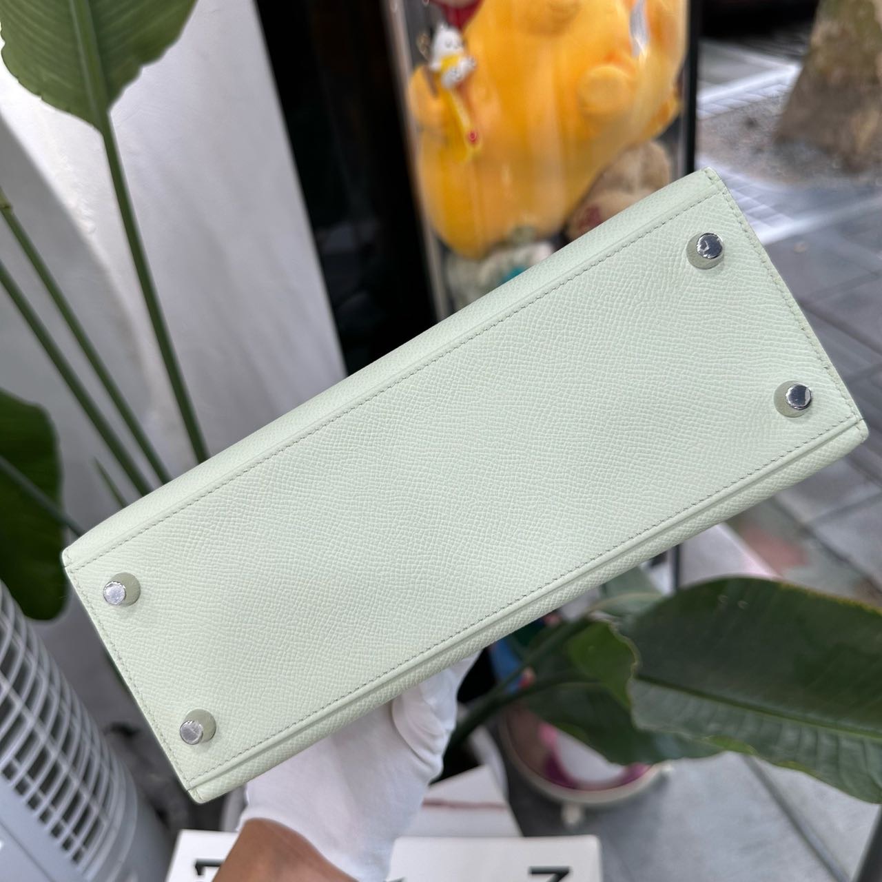 Hermes 0S气泡绿Kelly25 银扣 Epsom皮 U刻 全套 缩略图