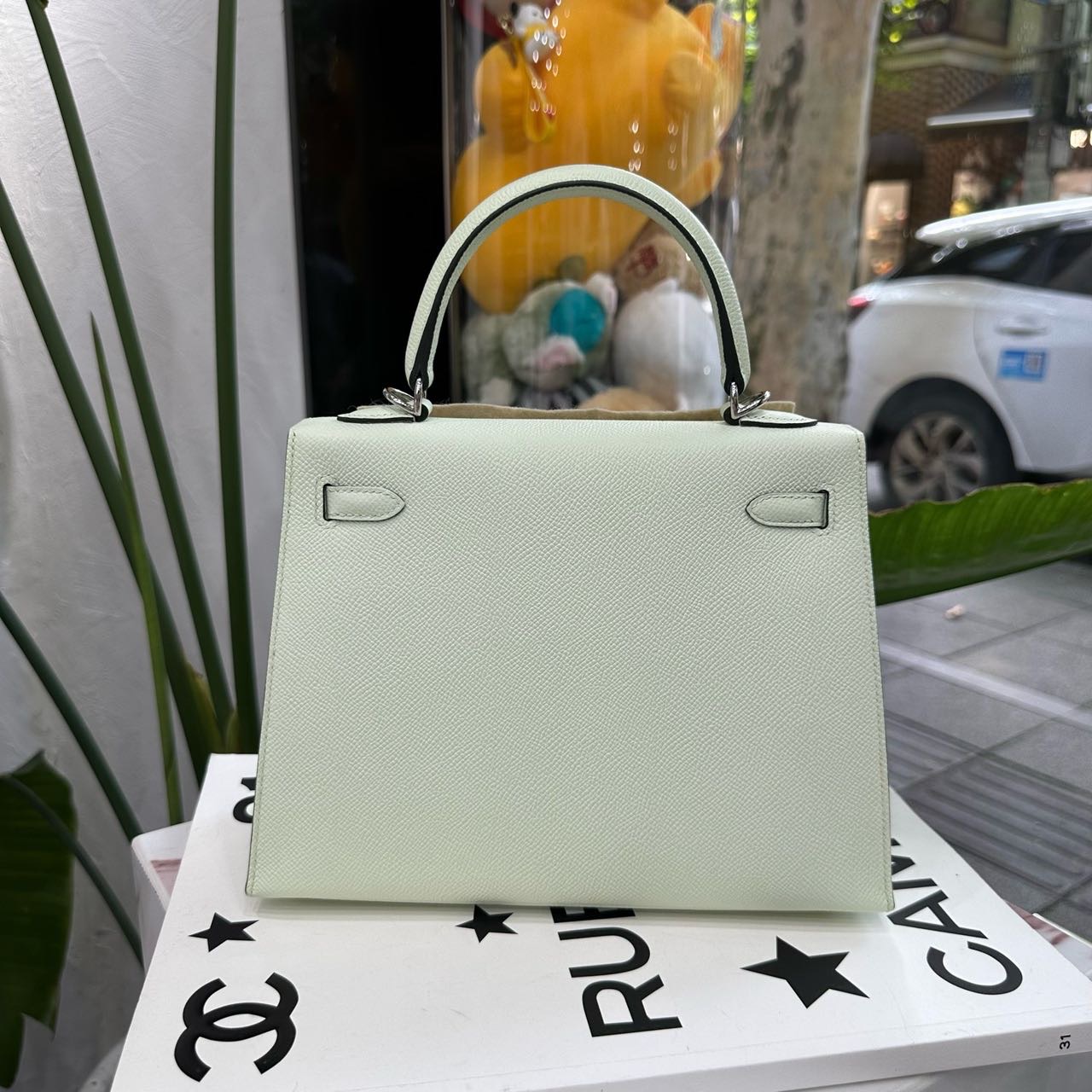 Hermes 0S气泡绿Kelly25 银扣 Epsom皮 U刻 全套 缩略图