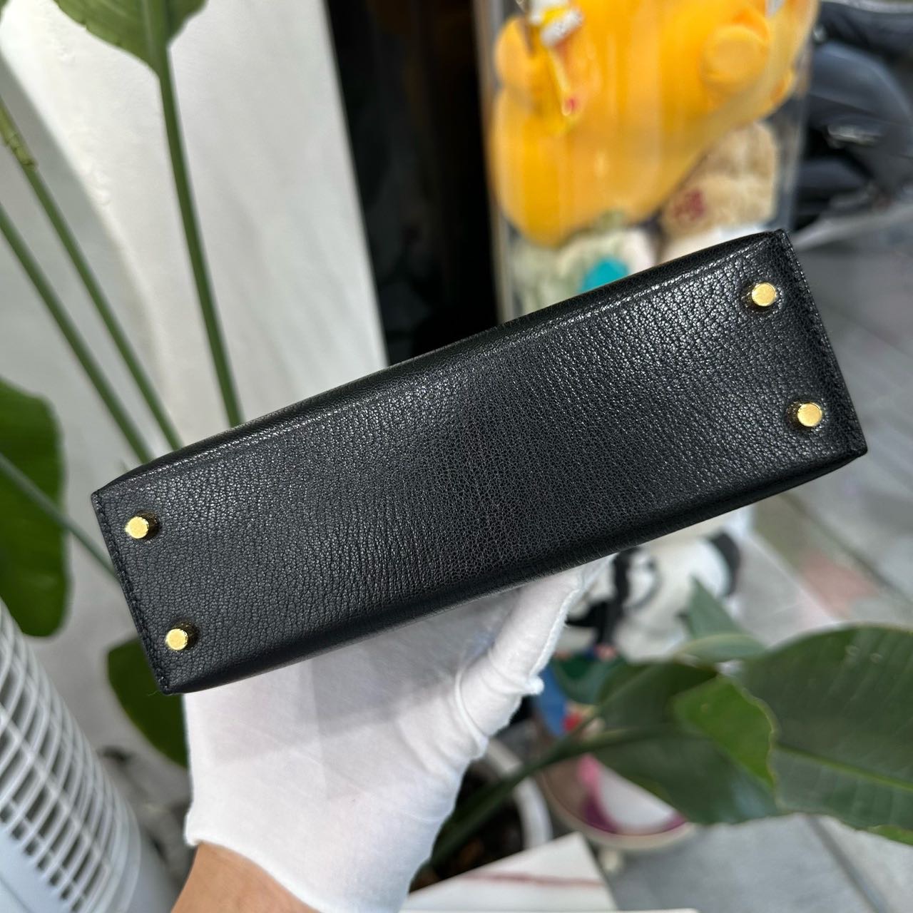 Hermes 黑金mini Kelly二代 山羊皮 K刻 全套 缩略图