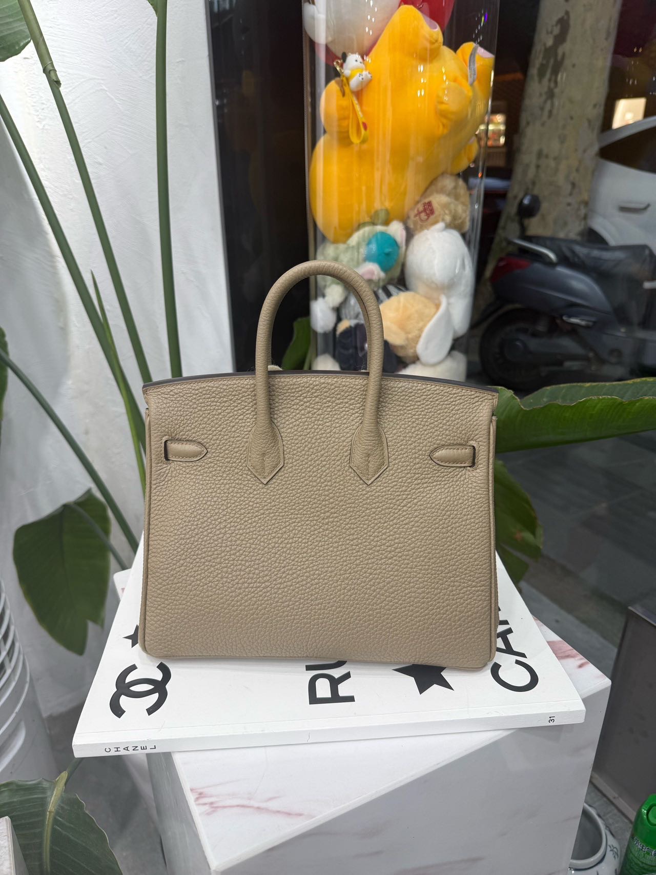 Hermes 爱马仕 BK25/Birkin25 8Q马尔法米色 金扣 togo皮 W刻全套 缩略图