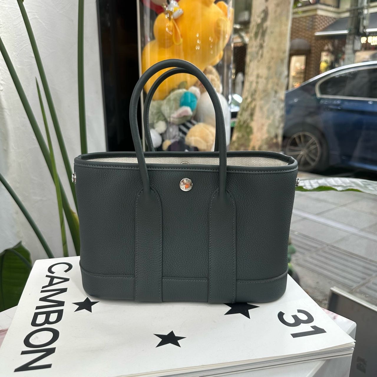 Hermes 英国绿全皮mini garden party/花园 G刻 全套 缩略图