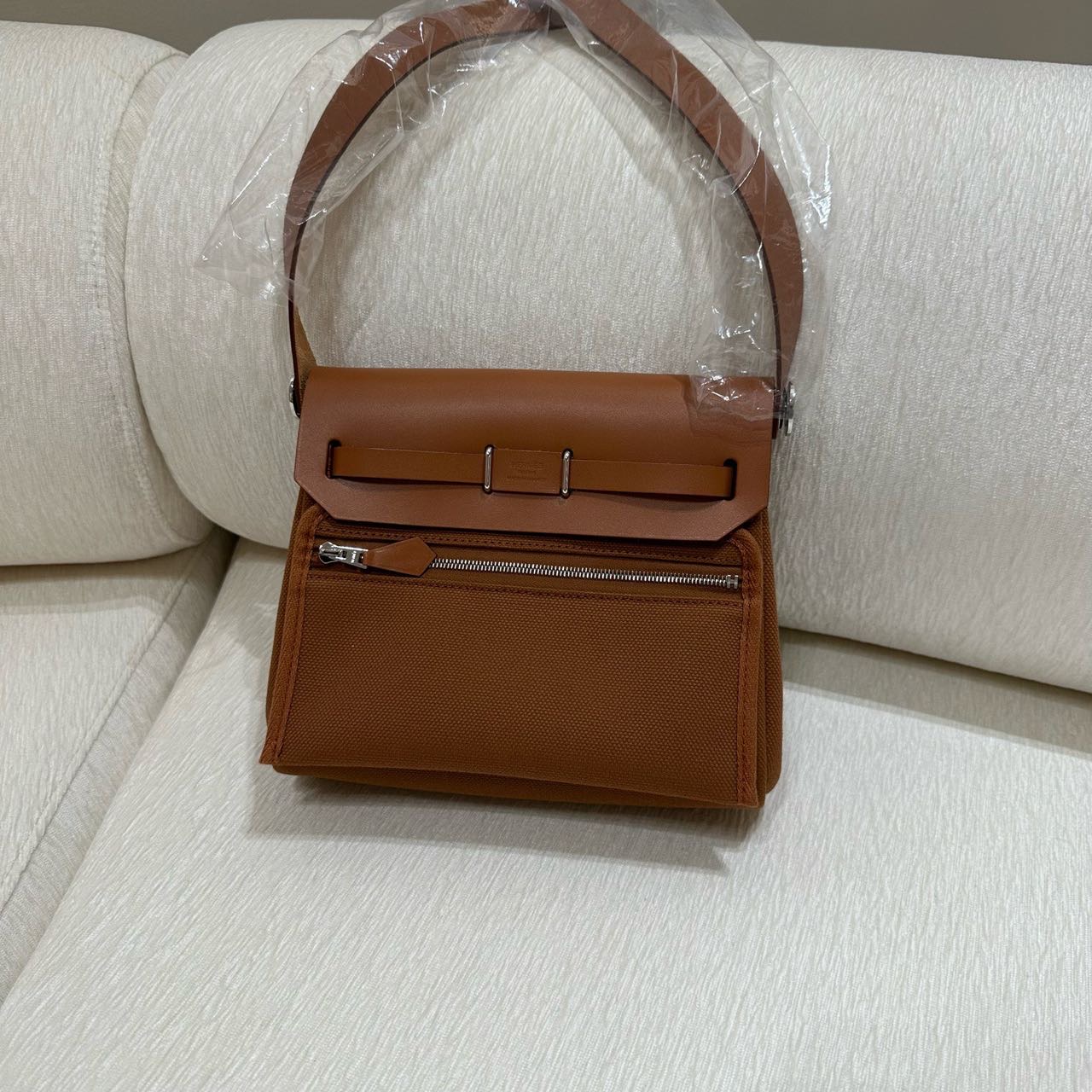 Hermes 焦糖色herbag mini G刻 全套 缩略图