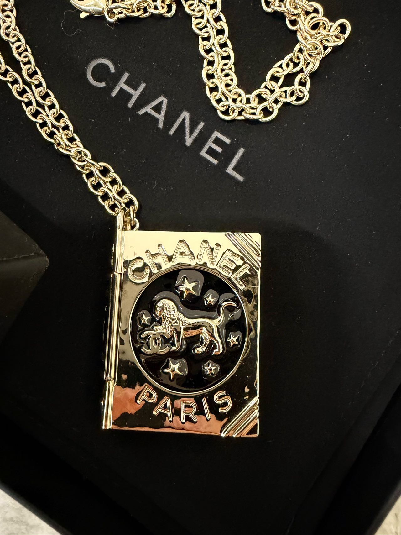 Chanel 秀款狮子 魔法书 长项链 缩略图
