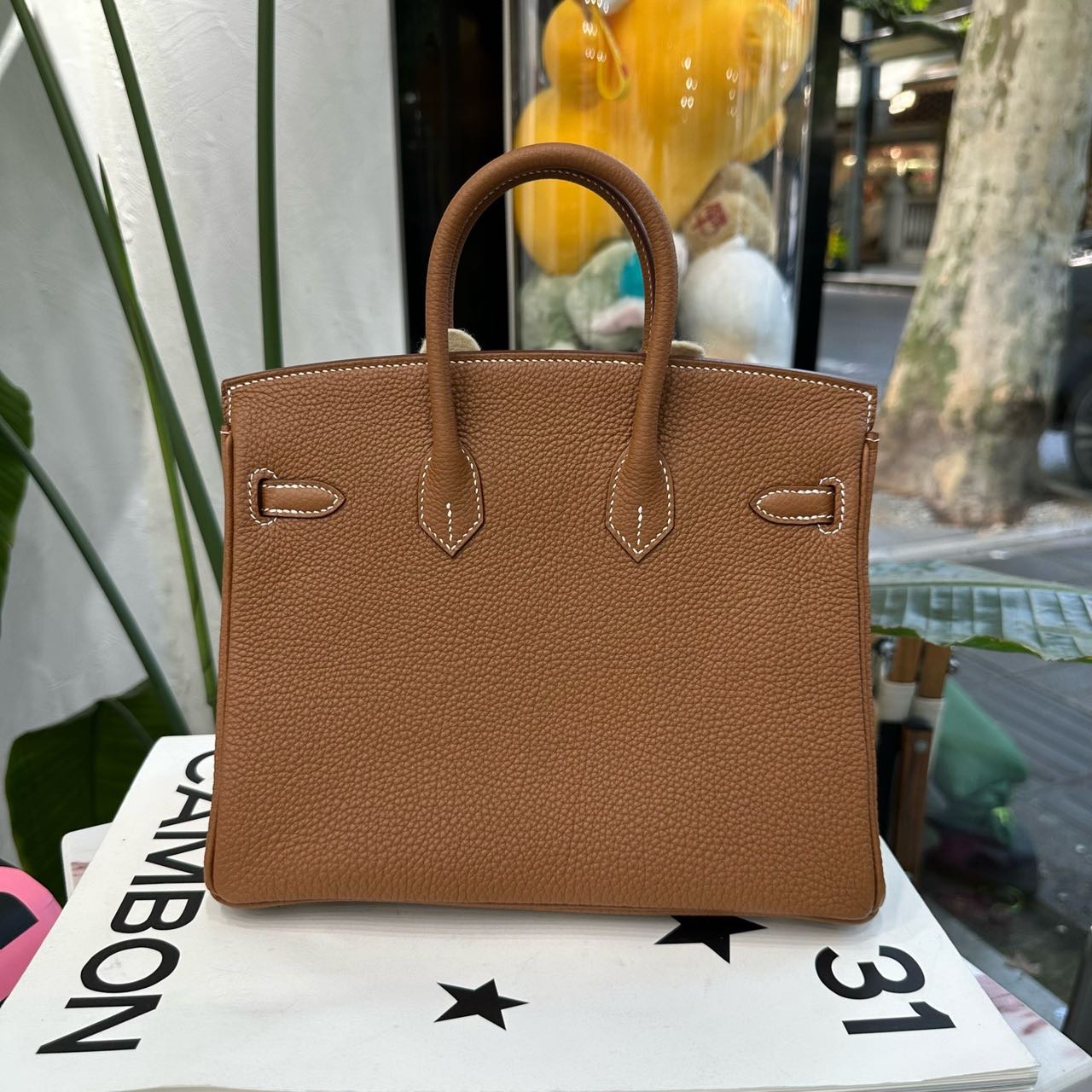 Hermes 金棕birkin25/BK25 银扣 togo皮 K刻 全套 缩略图