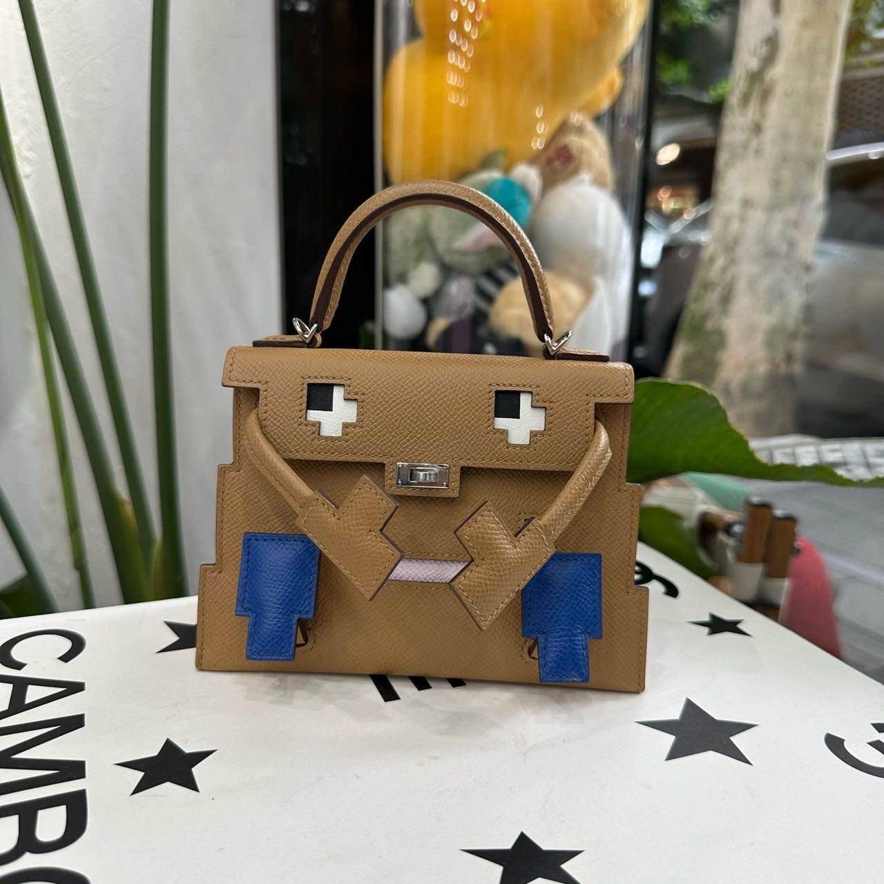 Hermes 饼干色Kelly doll马赛克娃娃 Epsom皮 W刻 全套