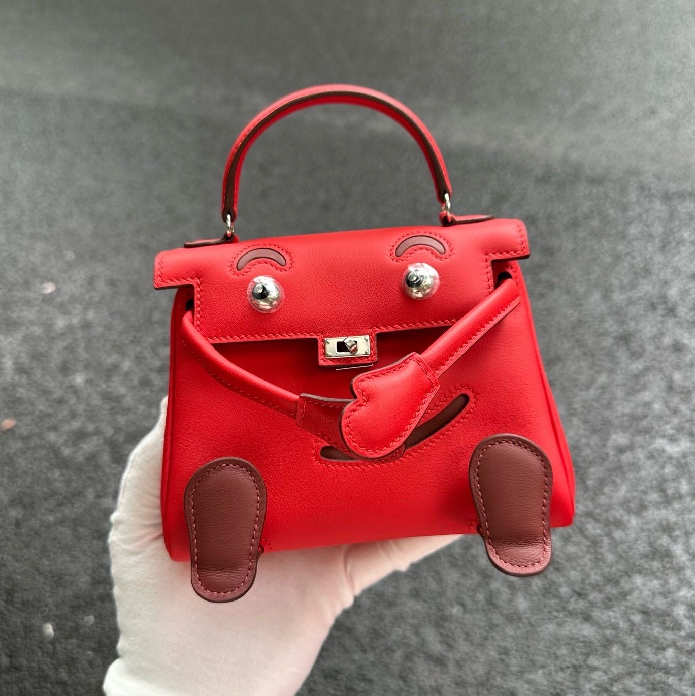 Hermes 阳光红Kelly doll千玺娃娃 K刻 全套26年7月票