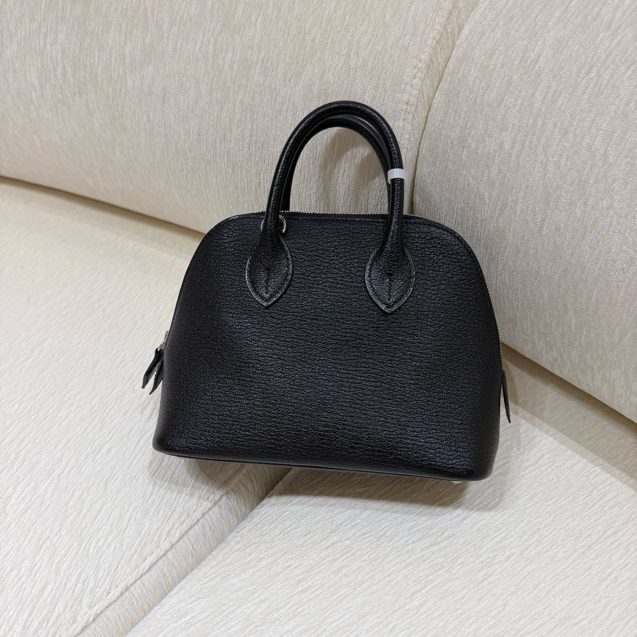 Hermes 黑银mini bolide 山羊皮 G刻 全套