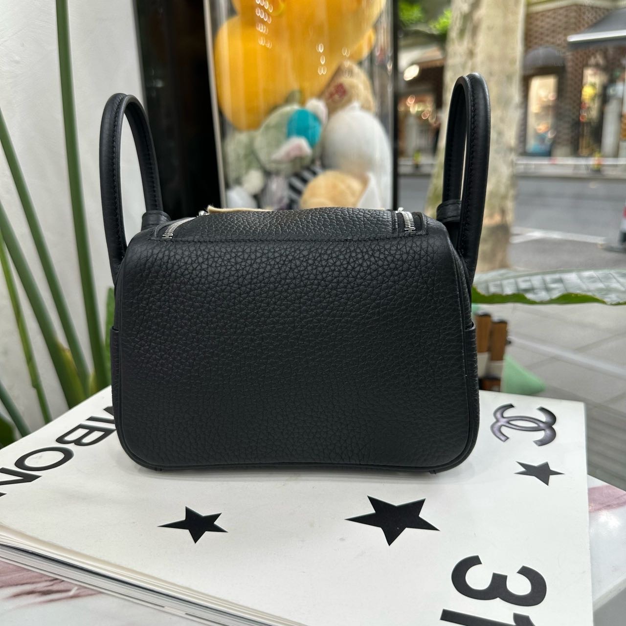 Hermes 黑银mini Lindy TC皮 G刻 全套 缩略图