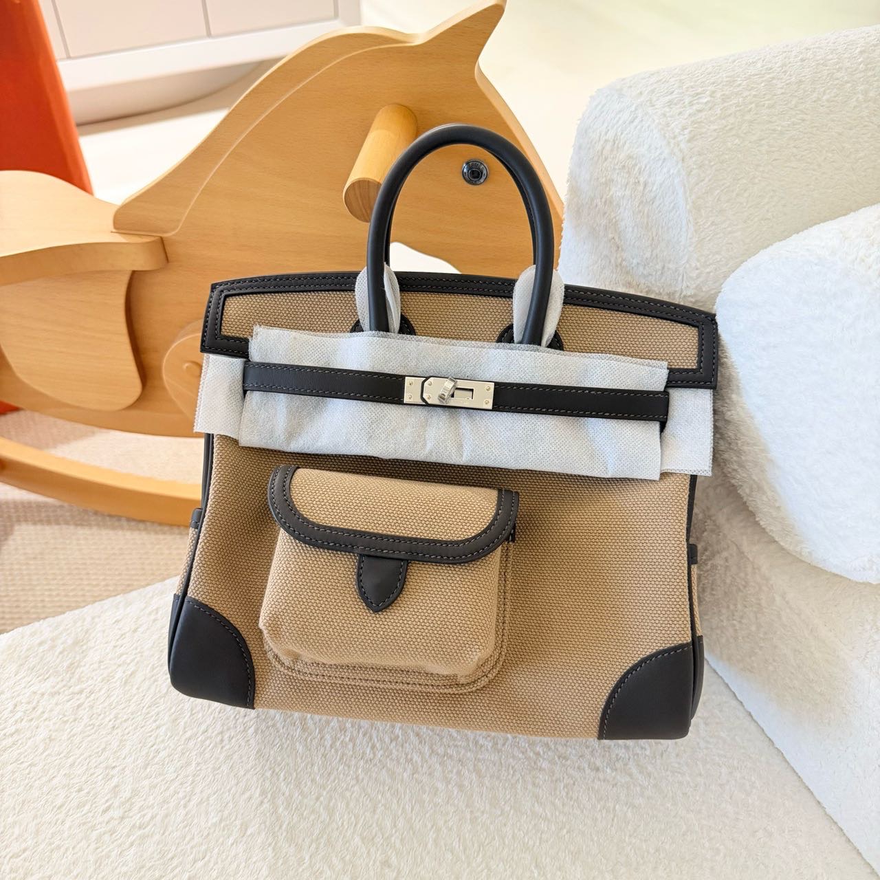 Hermes 慕斯色birkin25/BK25 cargo G刻 全套